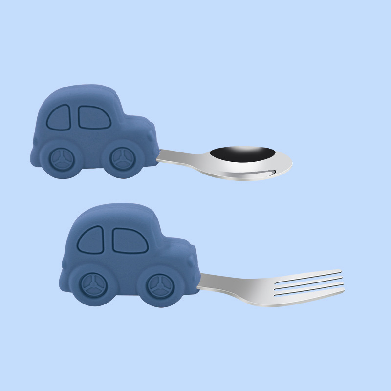 Cuchara de tenedor de automóvil: azul oscuro