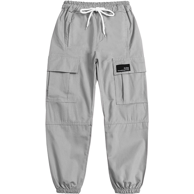 Pantalones Cargo con Puño para Mujer de Algodón con Cintura Elástica image 19