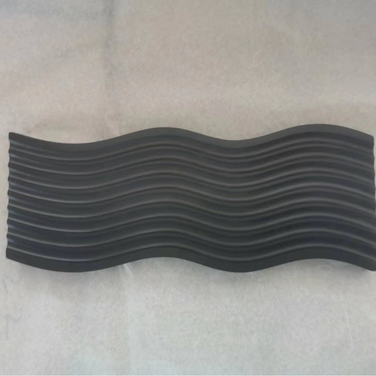 Accesorios de tiro al estilo ins Adornos de entrada de madera Bandeja ovalada negra Placa de refrigerios de té de la tarde de haya de alta calidad