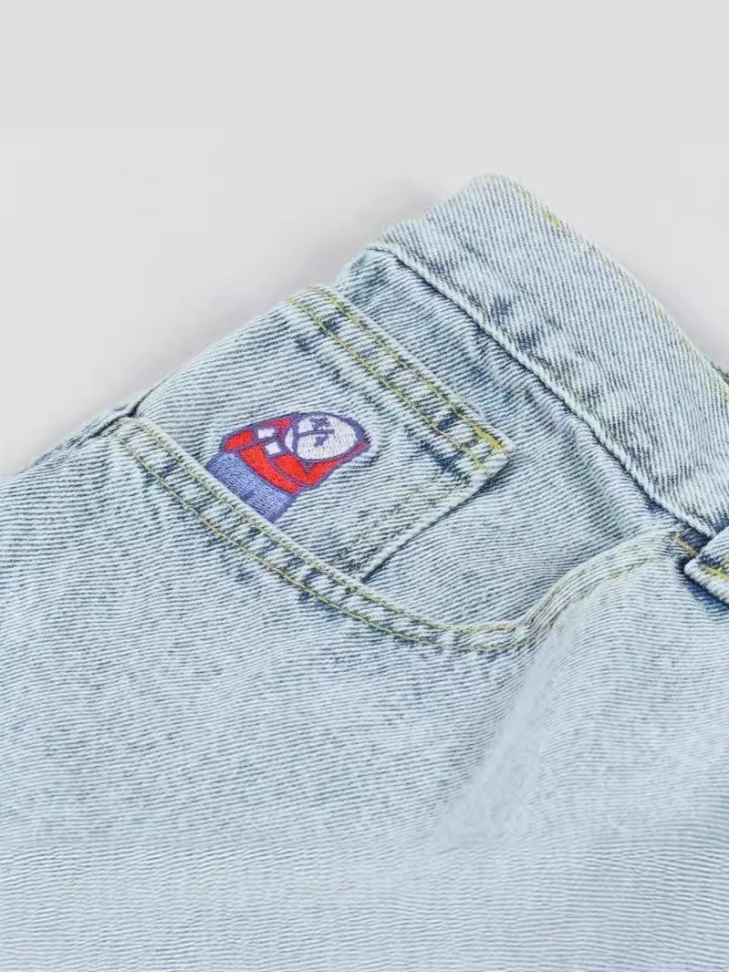 Polar big boys jeans Polar skate big boys pantalones vaqueros bordados Джинсы.