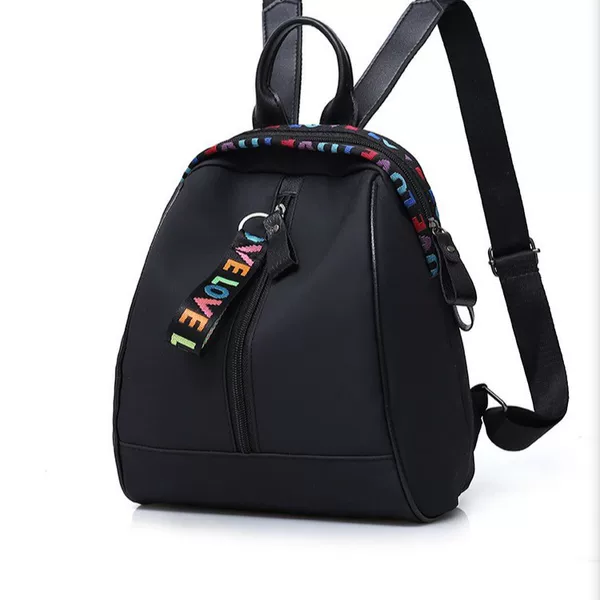 Korean Style New Backpack, Simple and Versatile Nylon Women's Casual Backpack, Outdoor Lightweight Travel Fashion Travel Bag