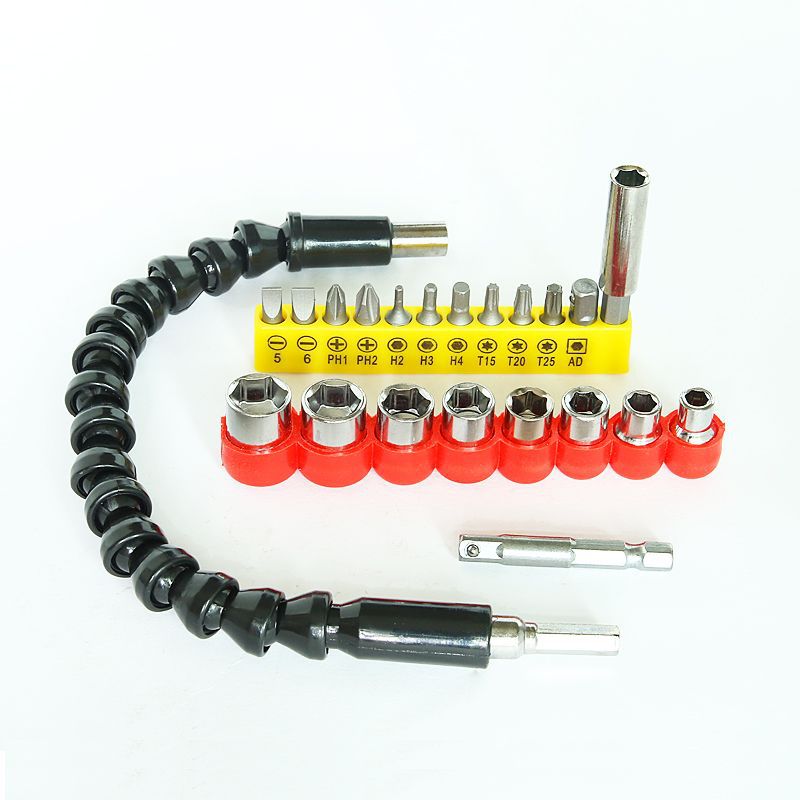 (2개) 범용 유연한 샤프트 확장로드 전기 드릴 전기 드라이버 드라이버 헤드 확장 샤프트 다기능 범용 호스 연결