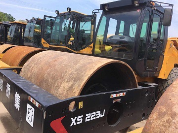 出售柳工622单钢轮振动压路机 徐工22吨单钢轮压路机