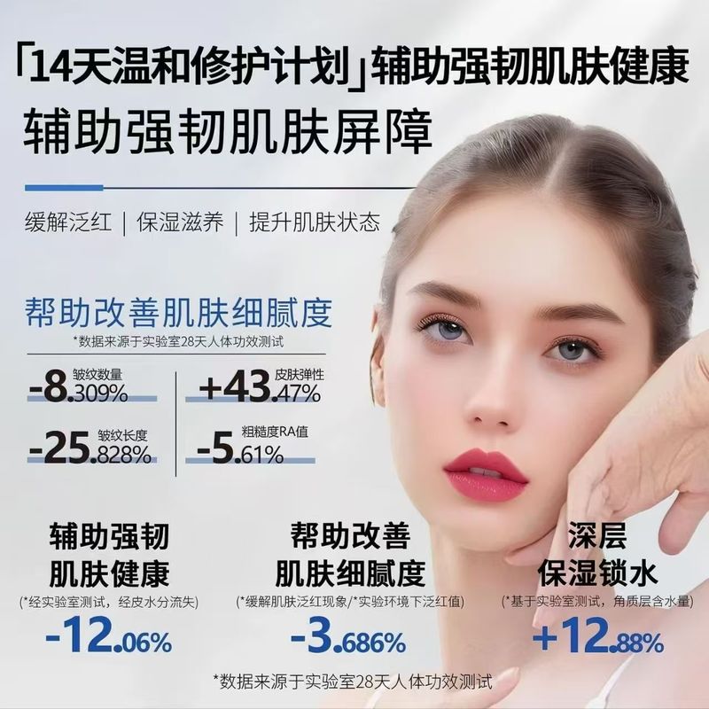 蓝铜胜肽修护冻干粉敏感痘肌精华原液抚纹淡痘印修复术后红血丝|undefined