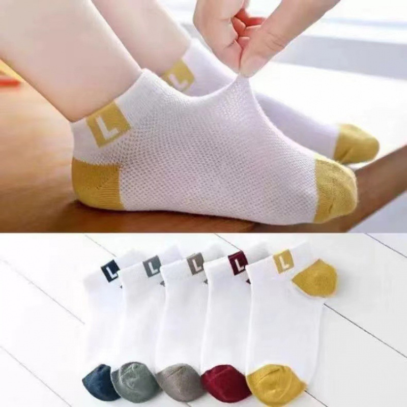 메쉬 통기성 문자 L [팩당 5쌍]