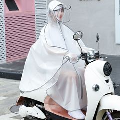 ファッションのカーディガンのマントのレインコートの成人の屋外の徒歩の電気の瓶の車の自転車はレインコートのジッパーのカバーを掛けて雨を防ぎます。