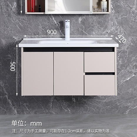 90 gabinete de cerámica + grifo