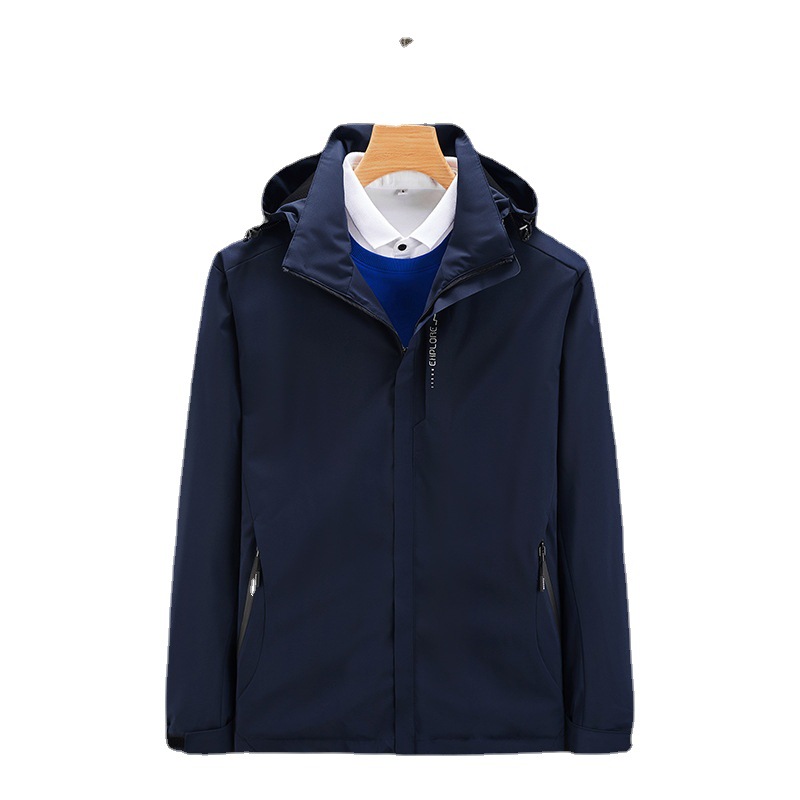 Pareja chaqueta al aire libre de una sola capa chaqueta hombres y mujeres primavera y otoño chaqueta impermeable a prueba de viento deportes ropa casual al por mayor