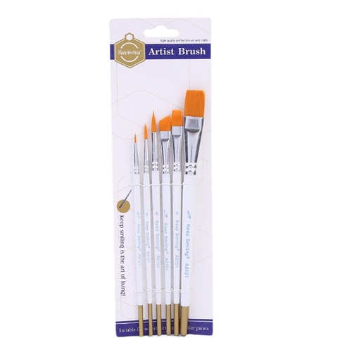 Manufacturer's paintbrush 6 pieces painting pen combination DIY set watercolor acrylic paintbrush brush line pen hook line pen wholesale