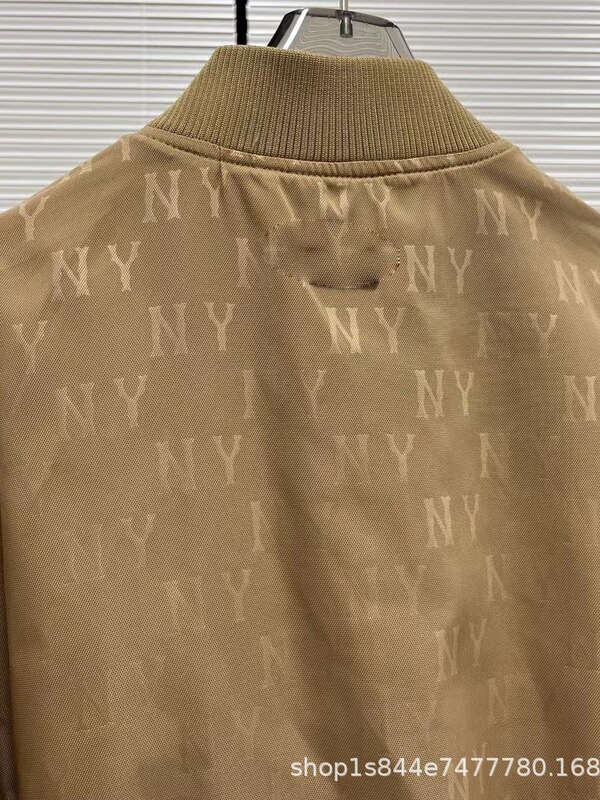 0541NY棒球服绣秋季新款撞色老花满印棒球服复古外套男女夹克代发|undefined