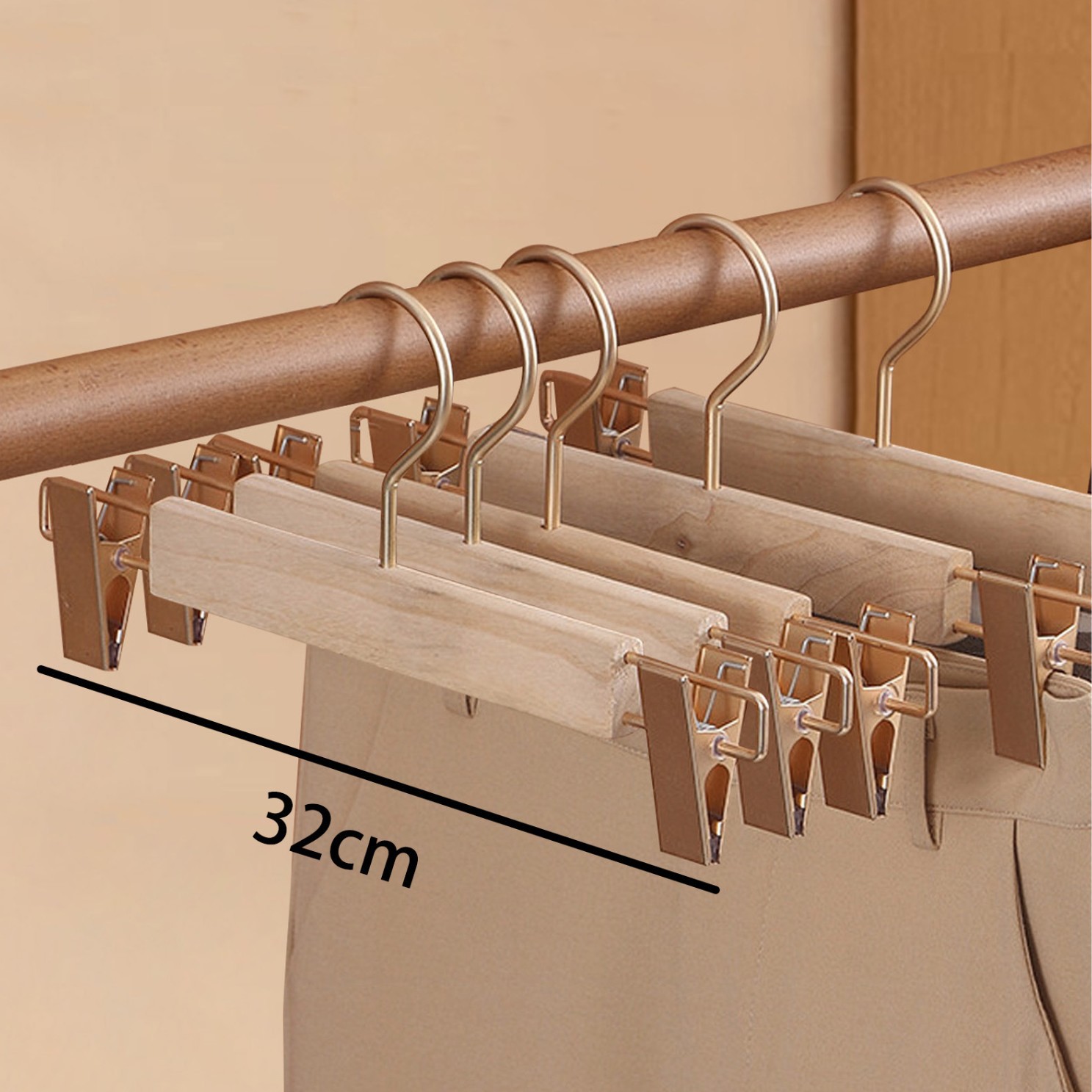 Madera de camphor hogar color tronco hombro ancho sin trajes percha tienda de ropa de mujer madera percha de pantalones adultos