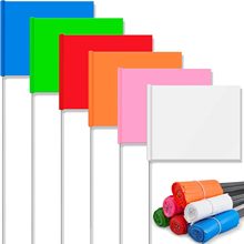PVC标志旗自定义彩色标志旗测量地标旗灌溉标记小旗marking flag