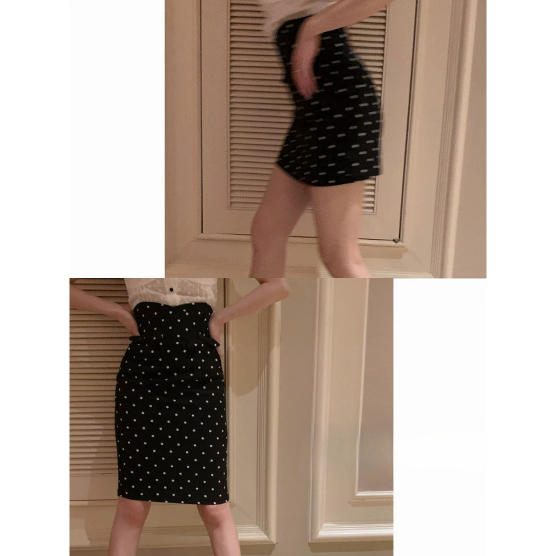 Романтическая французская юбка для девочек Tutu и в горошек, женская тонкая юбка, новые цвета