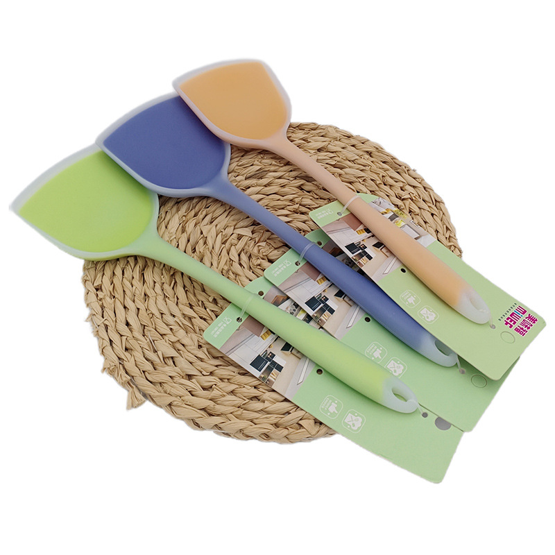 L3331 boutique K-366 espátula de silicona espátula de protección especial cuchara de freír pala de cocina espátula de silicona para el hogar