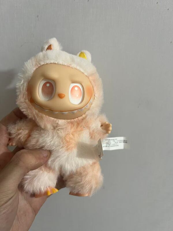 高品质拉布布.代前方高能马卡龙搪胶脸潮玩系列毛绒公仔盲盒包邮|undefined