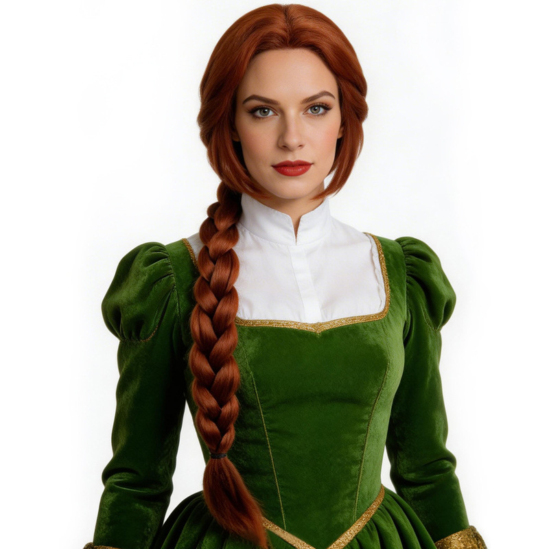 Halloween Shrek Monster Princess Fiona Cosplay Wig for Costume Party