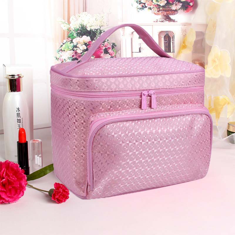 Oxford Cloth Waterproof Travel Cosmetic Bag Large Capacity Cosmetic Storage Bag Portable Toiletry Bag Portable Cosmetic Bag
