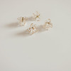 Sophisticated small crab pin, hairgrip, hairpins, bangs, flowered, simple and elegant design