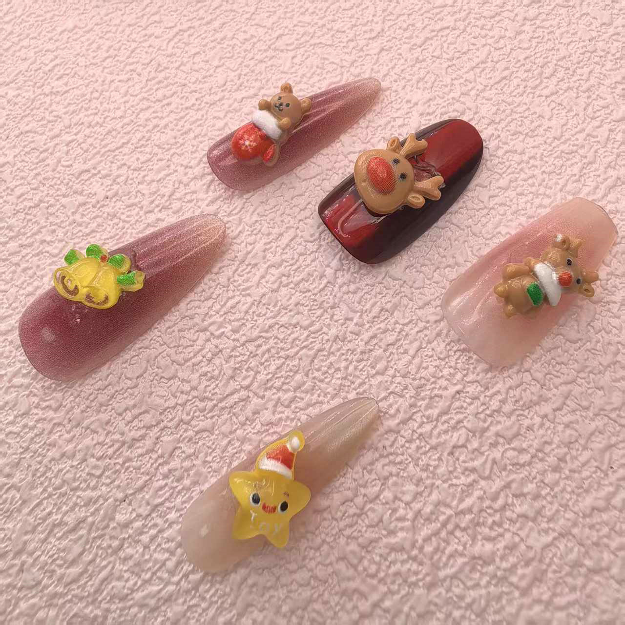 圣诞用品铃铛熊饰品配件美甲饰品批发装饰创意美国0007.jp