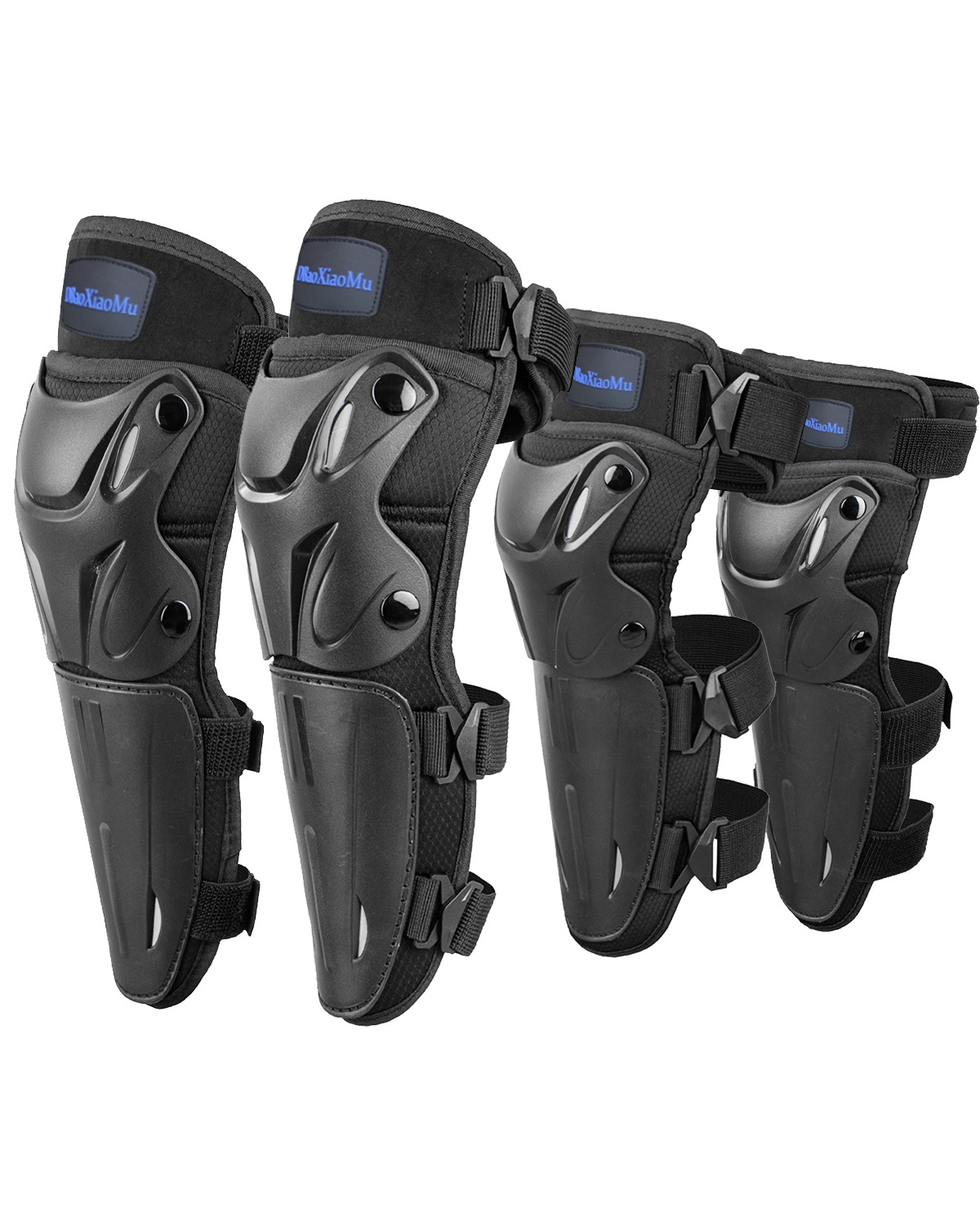 Motocicleta rodilla protector codo conjunto de cuatro piezas jinete de montaña equipo anticorrida a prueba de viento cuatro estaciones calentamiento CE