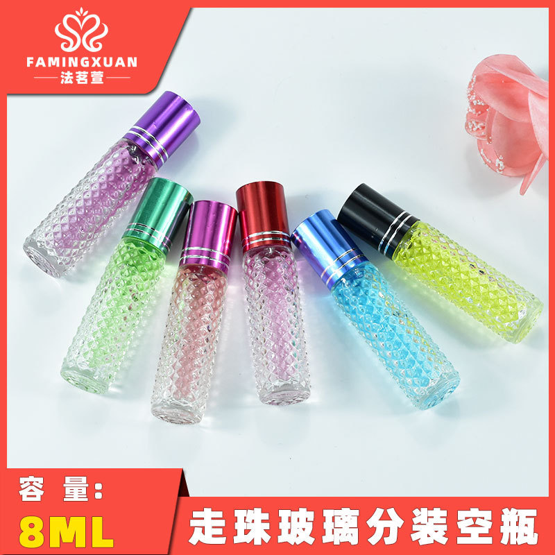 8 ml Şüşə Roll-On Ətir Şüşəsi, Boş Doldurula Bilən Flakon