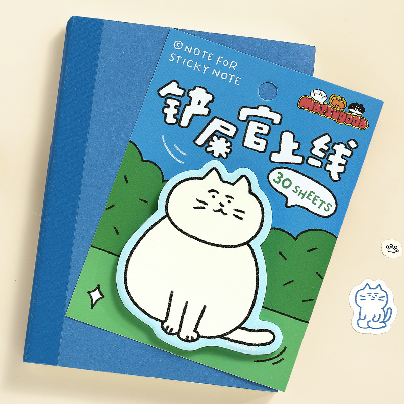 NOTE FOR × MATSUGODA Nota adhesiva conjunta Dibujos animados Cute Student Memo Record Mensaje N Publicación