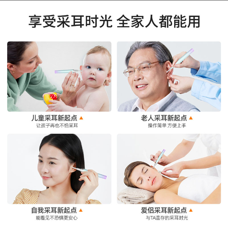 Visual oreja Pick HD teléfono móvil Cámara oreja Pick oído limpieza oreja recoger artefacto limpiador