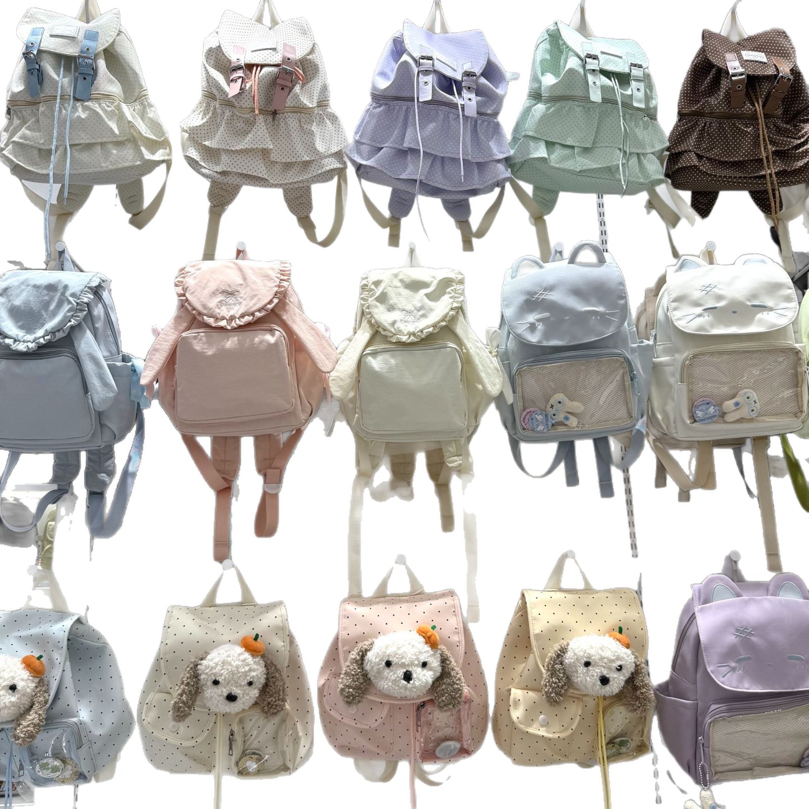 Mochila de dibujos animados para niños, mochila pequeña, 7 - 9 - 11 - 13 años, bolsas de moda para niños y niñas, color caramelo, ligero