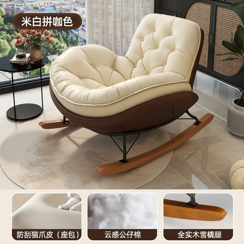 Silla de pingüino de lujo ligera, sofá único, silla de asiento, balcón para adultos, sofá casero, sofá de cama