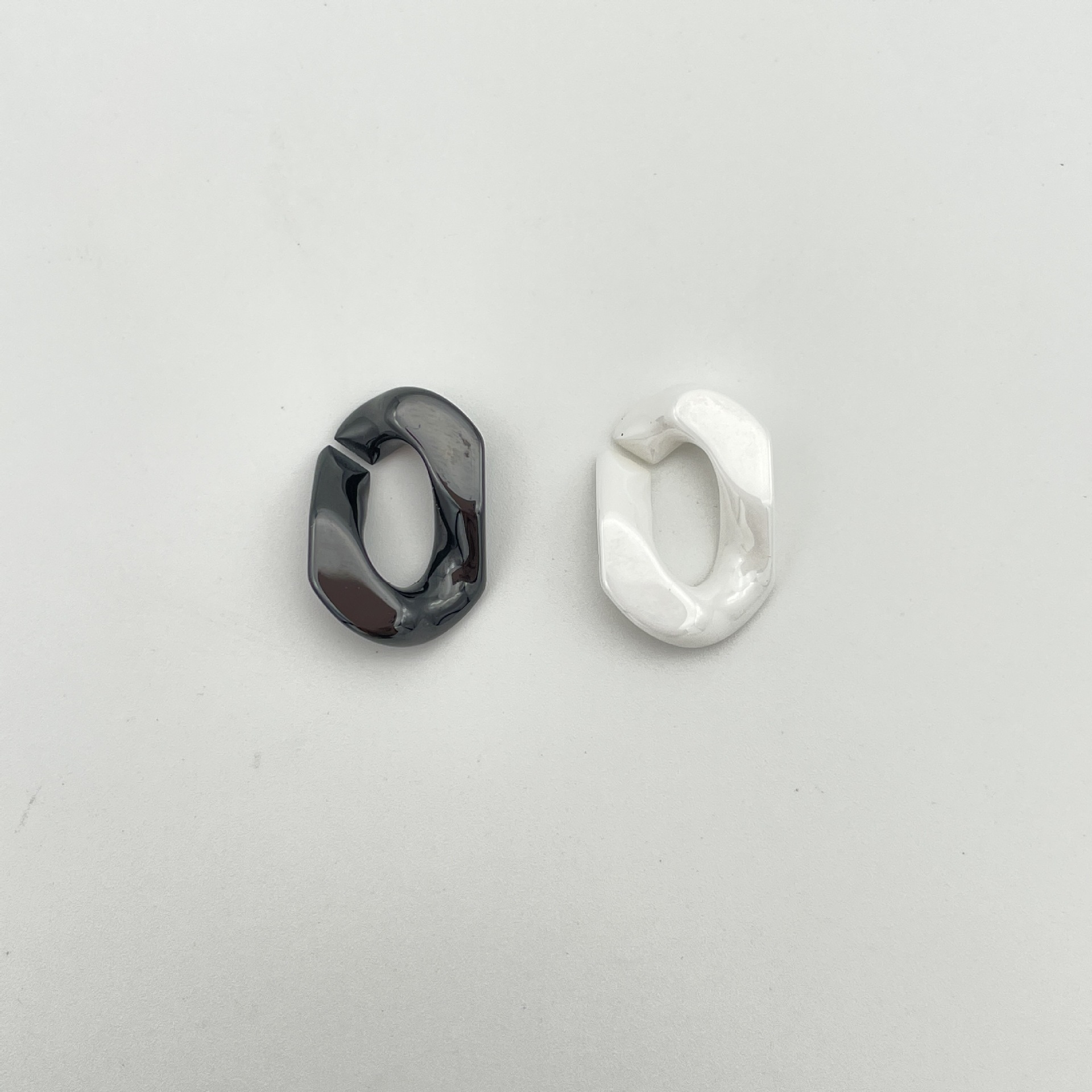 氧化锆陶瓷菱形牛仔粒吊坠坠子项链手链diy太空精密开口饰品配件