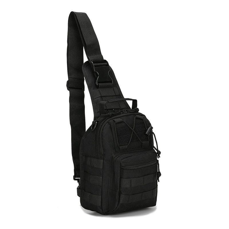 Cross-Border Outdoor Tactical Nylon Crossbody Bag Cycling Bag Camouflage Sports Small Chest Bag Single Shoulder Chest Bag