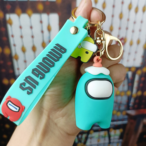 among us Werewolf peripheral keychains for men and women, personalized couple doll bags, keychain rings