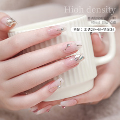 美甲高密度繁星鉑金膠爆閃日式罐裝香檳色金銀色5g金屬膠光療膠