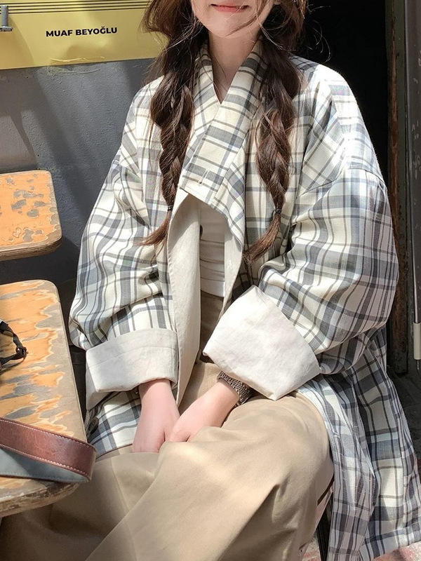 外卖到了【都市漫游】入秋仪式感满分正反两穿宽松气质风衣外套女|undefined