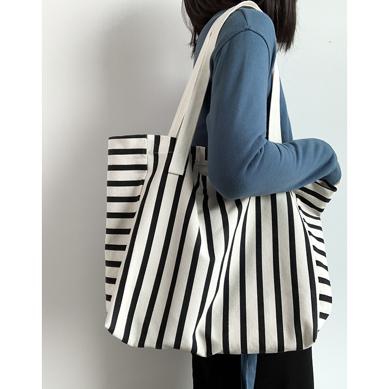 스트라이프 숄더백