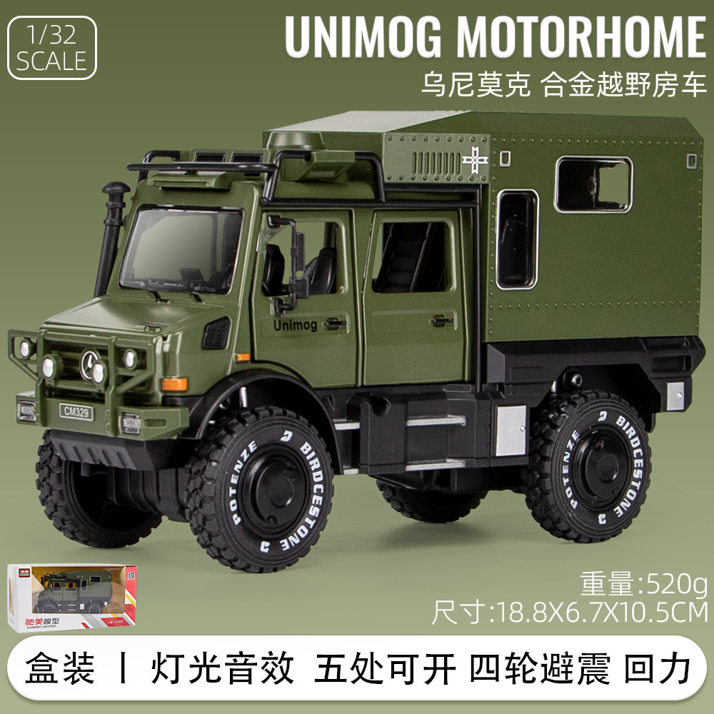 Chimei aleación coche modelo 1:28 dachi wunimok off-road vehículo puerta juguete coche sonido y luz modelo decoración colección