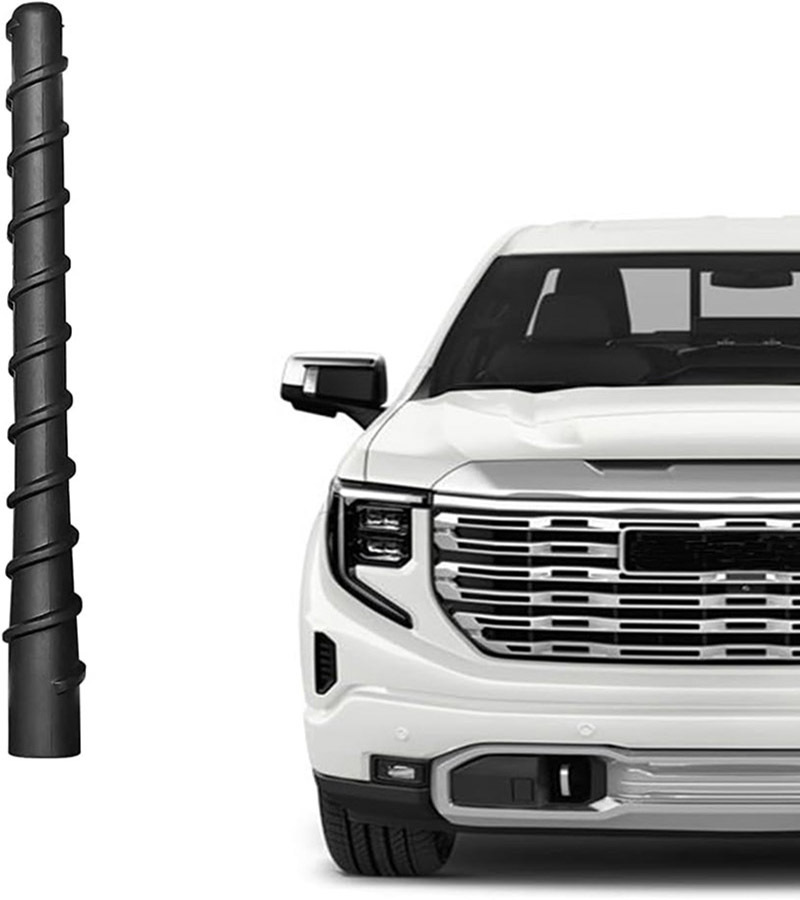 Cross-Border Hot Selling High-Quality Replaceable 220mm Spiral Universal Car Antenna Pole 7inch