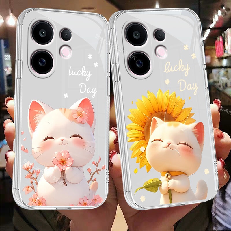 Suitable for Vivos30 Mobile Phone Case S20/S9E/S7E Transparent S1Pro Silicone S19Pro Couple V2464A Trendy