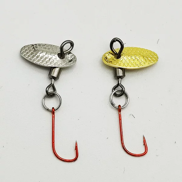 Flying melon seeds sequins modified sleeve hook fishing group horse mouth white fly hook road micro sequins red sleeve fish hook
