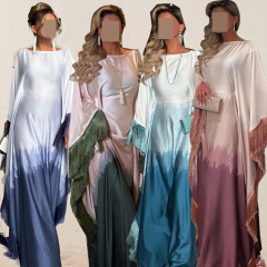 国境を越えたアマゾン速売通の爆発金2025夏の新型中東アラブ長衣ロングワンピース女装