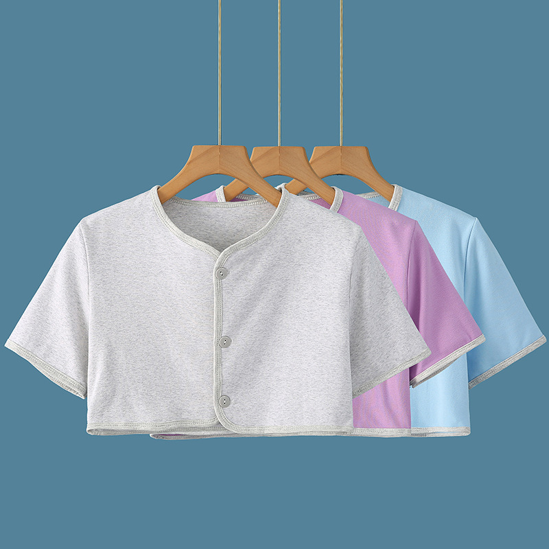 Summer Pure Cotton Waistcoat Air-conditioned Room Warm Shoulder Protection Artifact for Men Middle-aged and Elderly Sleeping Cold-proof Cervical Spine Protection for Women Moon Thin