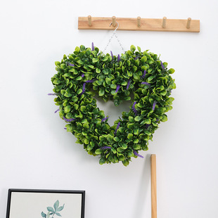 Cross-Border Hot Christmas Decoration Love Garland Simulated Green Plant Christmas Tree Pendant Atmosphere Decoration Amazon