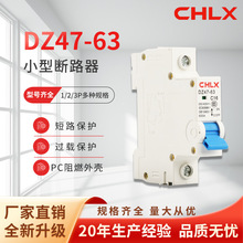 DZ47-63小型断路器低压配电保护器阻燃外壳短路保护家用空气开关