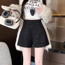 加绒加厚欧棉绒直筒裤女2025秋冬新款高腰宽松运动裤显瘦跨境卫裤