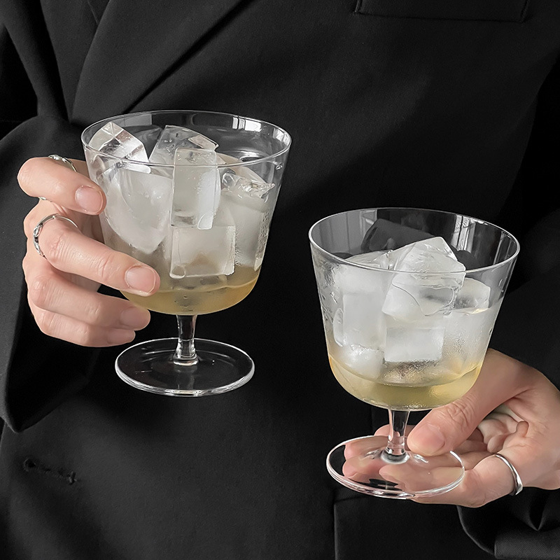 Transparentes Cocktailglas Für Eiskaffee Und Kaltgetränke_voghion.com