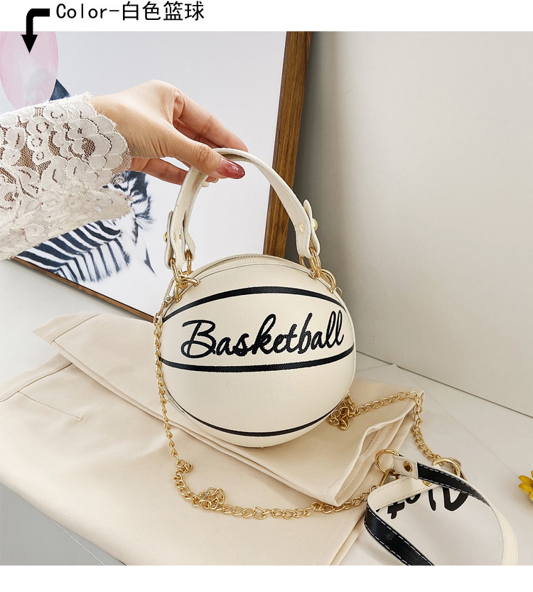 Women's Medium All Seasons Pu Leather Color Block Streetwear Round Zipper Shoulder Bag Circle Bag Handbag display picture 3