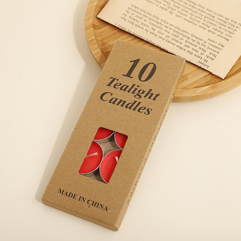 Fabricantes al por mayor círculo de vela de banana cumpleaños romántica atmósfera sin humo decoración de boda lámpara de té velas pequeñas