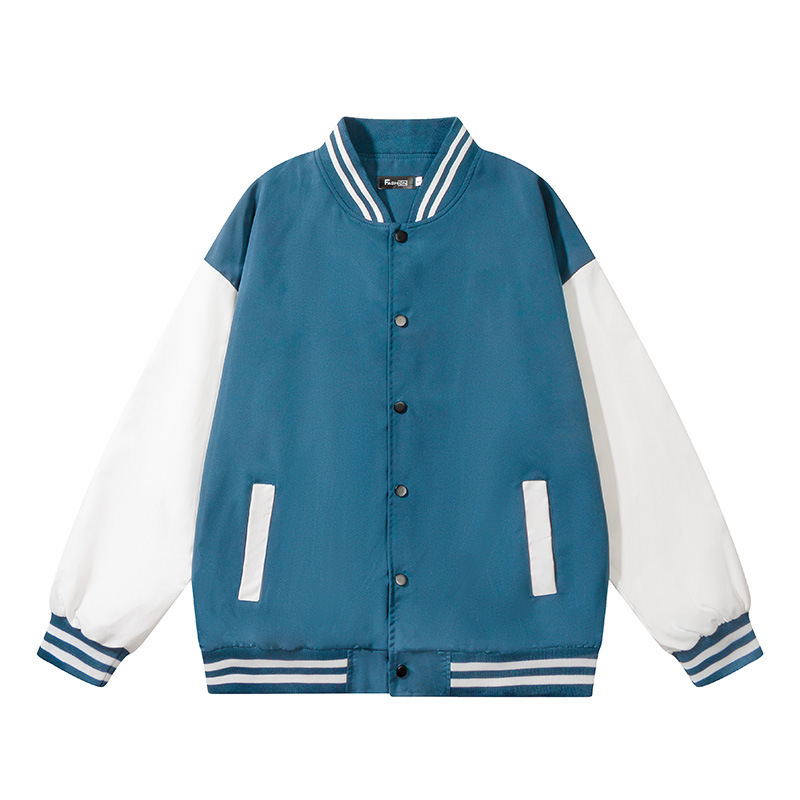 秋冬美式复古团队工作服外套班服潮牌街头夹克棒球服卫衣印制LOGO|undefined