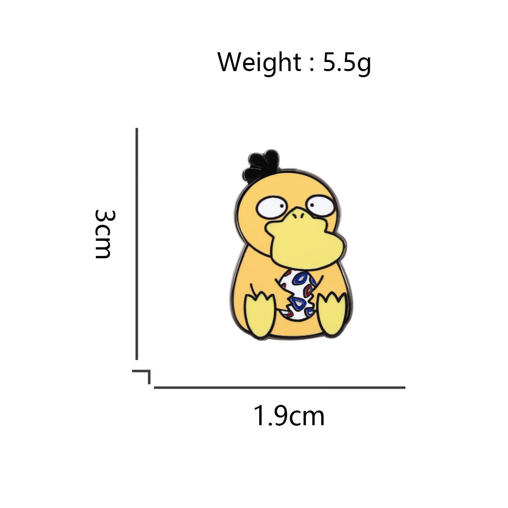 Cross-Border Best-Selling Pokémon Enamel Badges, Cute Cartoon Anime Accessories, Badges, Pokémon Bag Decorations