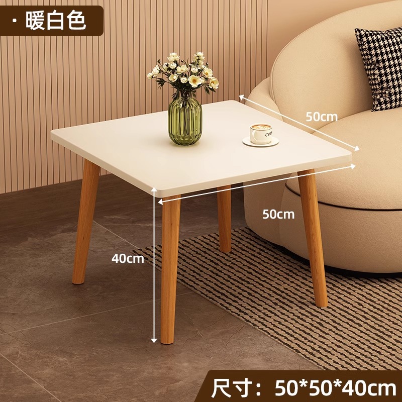 [단층 원목] 웜화이트 50*50*40 (고급판)